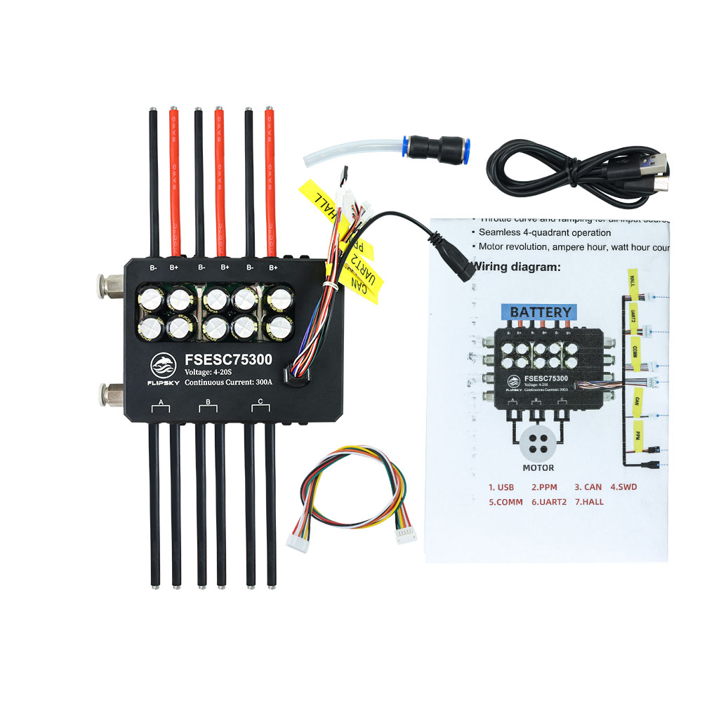 Flipsky FSESC 75300 84V High C - Vesc 75300 High Current Esc recension och pris